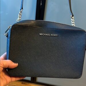 Michael Kors Dark Navy Saffiano Crossbody Bag